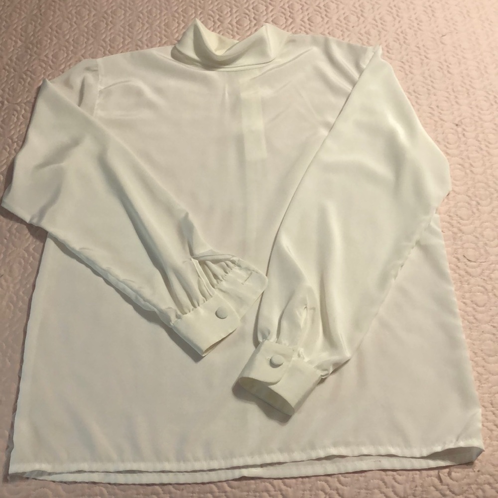 Tanner Suit Blouse Sz6 Creamy White